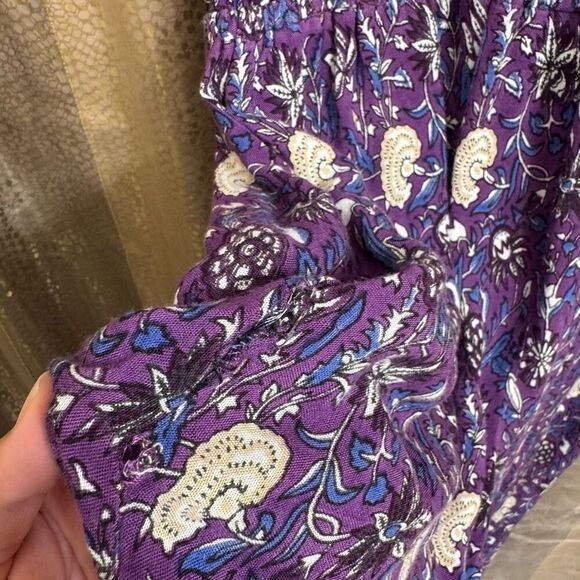 Jens Pirate Booty X Free People Island Fever Flare Jumpsuit Purple Size Medium - Picture 3 of 10
